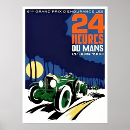 1930 Le Mans 24時間ヴィンテージ・レース ポスター