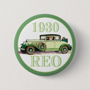 1930 REOクラウド飛んでいるモデル20 缶バッジ