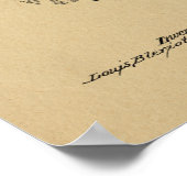 1930 Vintage Boat Airplane Patent Drawing Print ポスター (角)