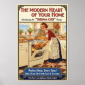 1930 Vintage Therma-Chef Range Advertising ポスター (正面)