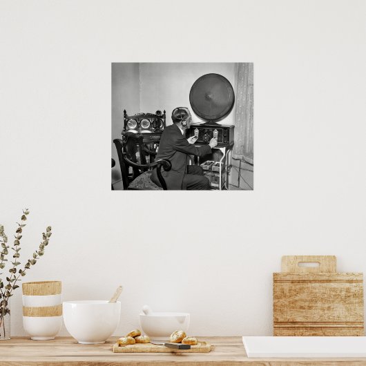 1930HAM無線事業者 ポスター (キッチン)