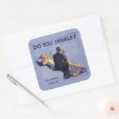 1930sグラマーのステッカーを吸い込む スクエアシール (封筒)