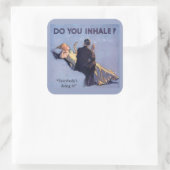 1930sグラマーのステッカーを吸い込む スクエアシール (バッグ)