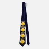 1930sディアブランドグレープフルーツ果汁ラベルプリント ネクタイ (正面)