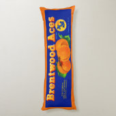 1930sブレントウッドAcesアプリコットクラーレーベル ボディピロー (裏面 (縦))