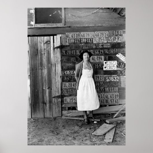 1930sライセンスプレート収集 ポスター (正面)