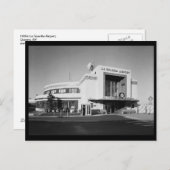 1930sラグアルディア空港，クイーンズ，ニューヨーク ポストカード (正面/裏面)