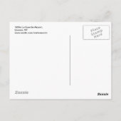 1930sラグアルディア空港，クイーンズ，ニューヨーク ポストカード (裏面)