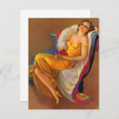 1930s beauty print ノートカード (正面/裏面)