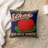 1930s Elkayパックト無地のマトラベルプリント クッション (ブランケット)