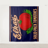 1930s Elkayパックト無地のマトラベルプリント タペストリー (正面)