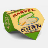 1930s Marvel canned corn label print ネクタイ (ロール)