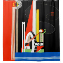 1930's Movie Shower Curtain