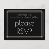 1930s RSVPポストカインスパイアージを見る ポストカード (正面)