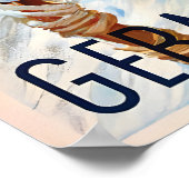 1930s travel Poster German Winter Ski jumping ポスター (角)