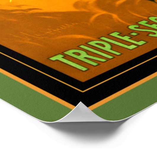 1930's Triple-Sec Fournier ポスター (角)