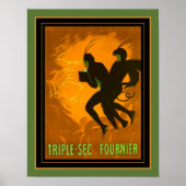 1930's Triple-Sec Fournier ポスター (正面)