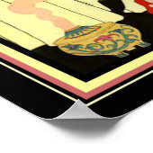 1931アールデコ「Dancer Onステージ」プリント16x20 ポスター (角)