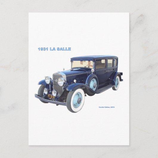 1931カデラックラサール ポストカード (正面)