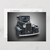 1931シボレー ポストカード (正面/裏面)