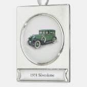 1931シルバードームバナーオーナメント シルバープレートバナーオーナメント (左)