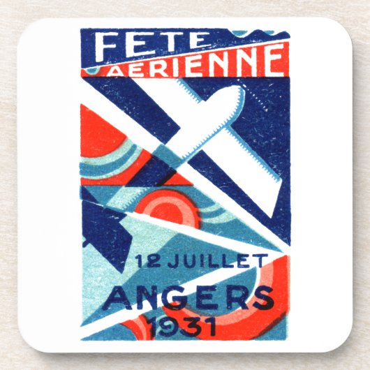 1931フランスの国際的航空ショー コースター (正面)