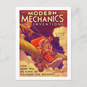 1931モダン年ヴィンテージ雑誌カバー ポストカード