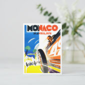 1931モナコグランプリヴィンテージレースはがき ポストカード (スタンド正面)