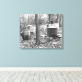 1931年のムーンシャインはまだ森の中 キャンバスプリント (インサイチュ (ウッドフロア))