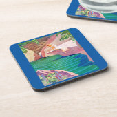 1931年アートデコの女の子池 コースター (左側)