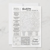 1931年カスタム新聞紙誕生日カード、トレンド シーズンカード (裏面)