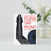 1931年ドイツのラジオ音楽博 ポストカード (スタンド正面)