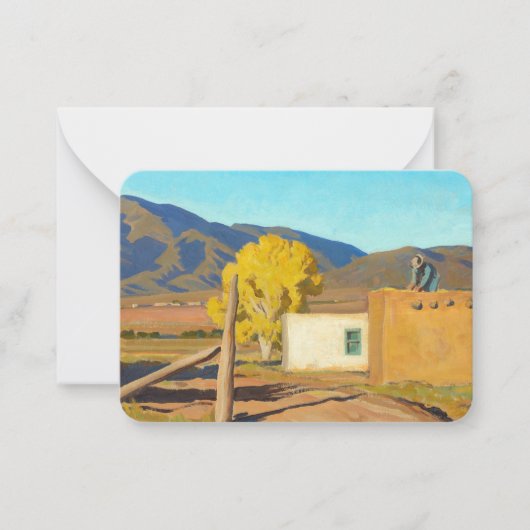 1931年秋のシンボルや象徴 – メイナード・ディクソン ノートカード (正面)