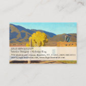 1931年秋のシンボルや象徴 – メイナード・ディクソン 名刺 (裏面)