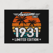 1931年限定 レトロ すごい 1931年から ポストカード (正面)