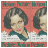 1931年2月の映画雑誌Gloria Swanson cover prin ファブリック (クローズアップ)