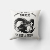 1931 生まれ 1943 1955年のラム年で私は羊のSPではない クッション (裏面)