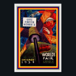 1931 Chicago World's Fair 13 x 19ポスター ポスター<br><div class="desc">1931年鮮やかシカゴ万国博覧会のヴィンテージ広告13 x 19</div>