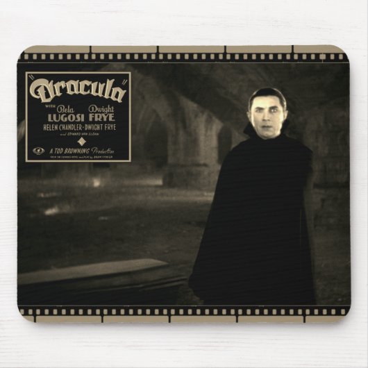 '1931' "Dracula" Filmstrip Mousepad マウスパッド (正面)