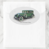 1931 Silverdome 4ドアステッカー 楕円形シール (バッグ)