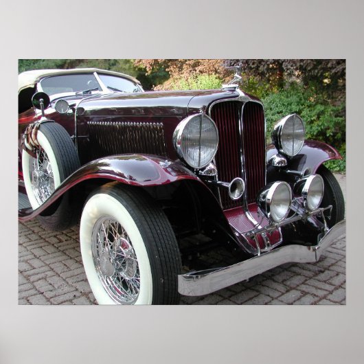 1932オバーンボートテールスピードスター ポスター (正面)