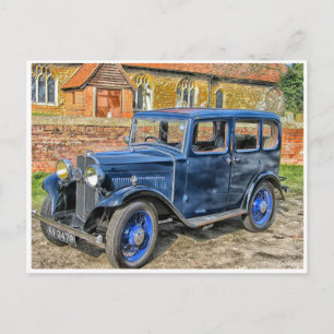 1932クラシックヴィンテージアンティークhdr車 ポストカード