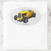 1932ロードスターシール 楕円形シール (バッグ)