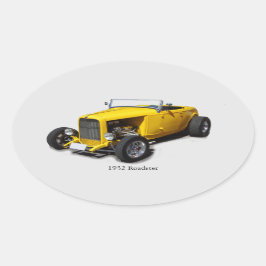 1932ロードスターシール 楕円形シール