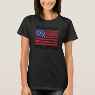 1932年から90番目の誕生日が素晴らしアメリカを創る Tシャツ