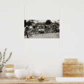 1932年に列車で開催されたフランスのツアー ポスター (キッチン)