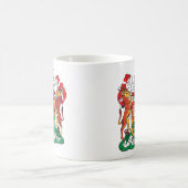 (1932年の)マグ南アフリカ共和国の紋章付き外衣 コーヒーマグカップ (中央)