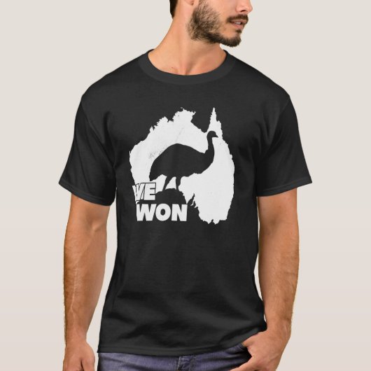 1932年のEmuの戦忘れ争でヴィンテージを獲得 Tシャツ (正面)