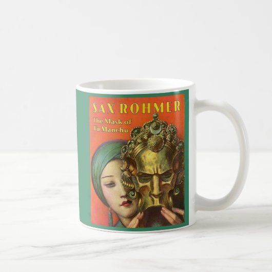 1932年フー満州カバープリントのマスク コーヒーマグカップ (右)
