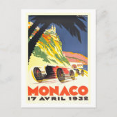 1932年モナコグランプリ ポストカード (正面)
